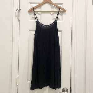 Mossimo Black Spaghetti Strap Cover Up Dress, Small